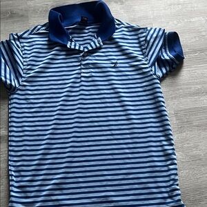 Nautica Blue Striped Polo for Kids